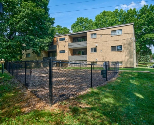 Seven Oaks Apartments Dog Park Area in Morgantown WV