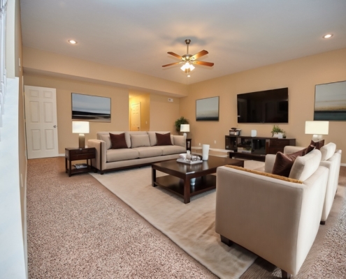Graycliff Townhomes and Apartments Living Room Detail