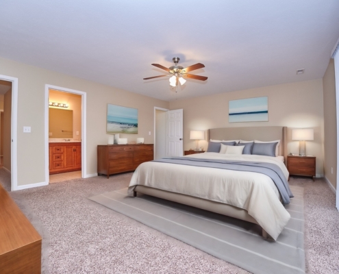 Graycliff Townhomes and Apartments Master Bedroom Detail